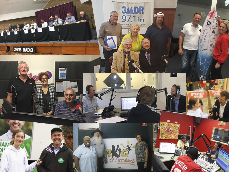 Federal Election Photo Collage of Stations