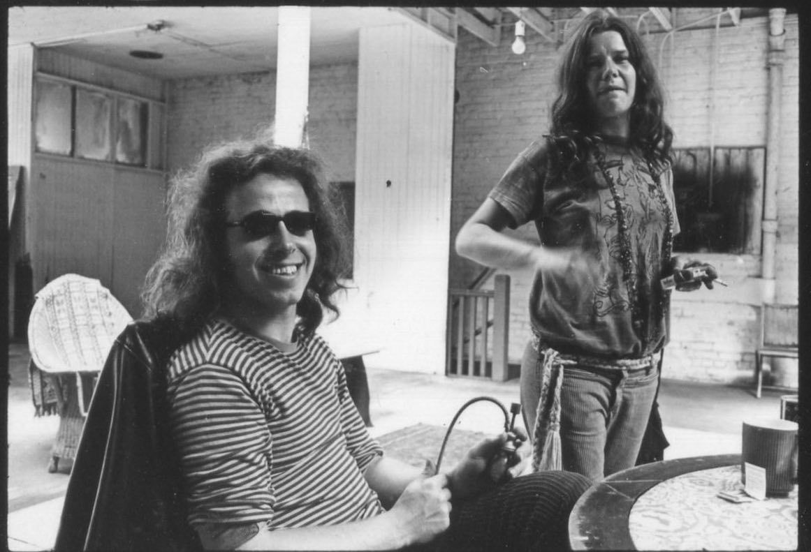 Dave Getz and Janis Joplin