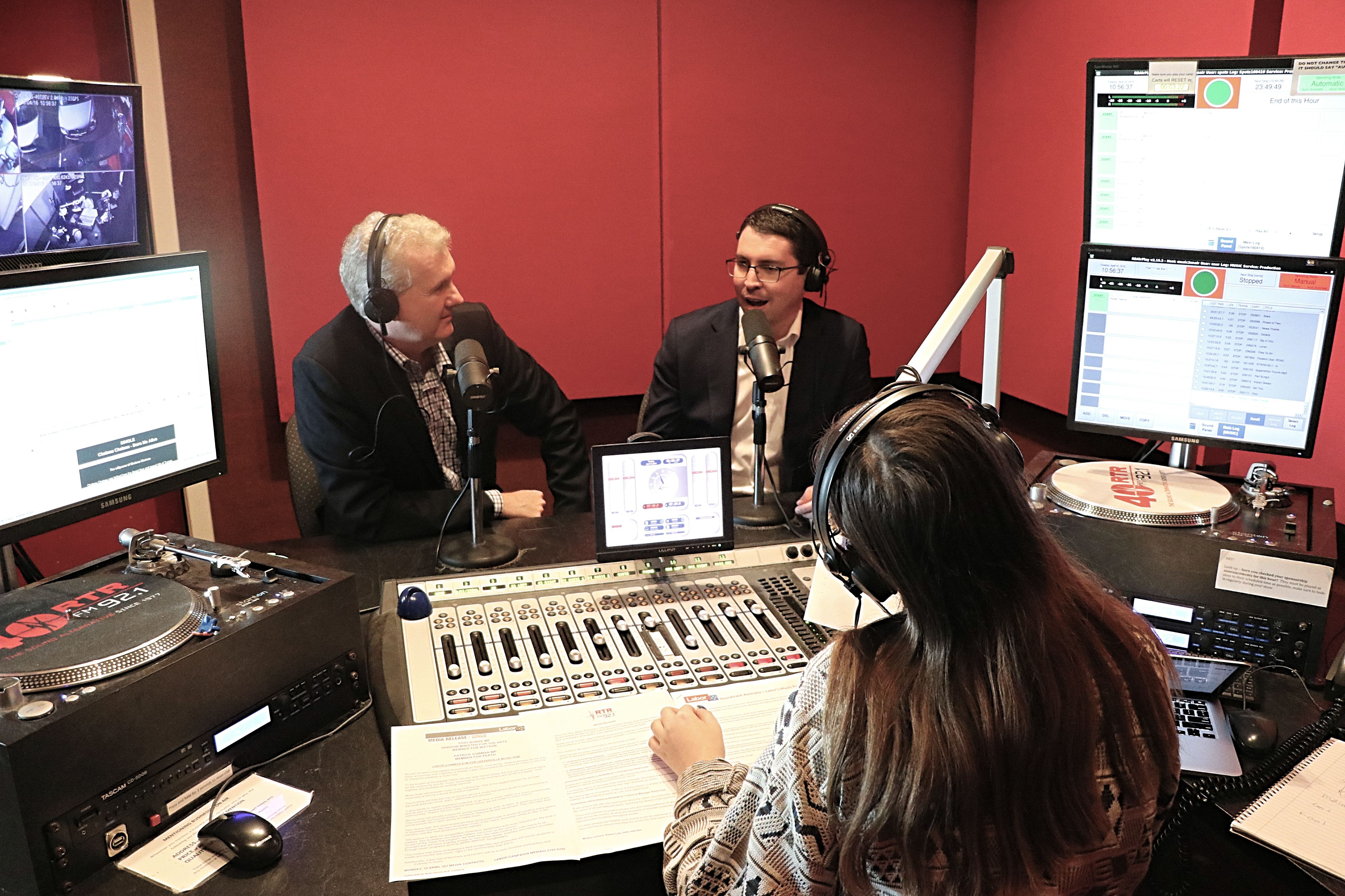 Tony Burke and Patrick Gorman