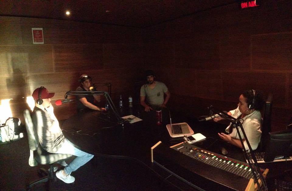 The team in studio