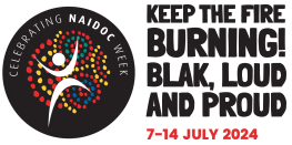 NAIDOC 2024 Stacked Logo