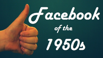 Facebook of the 50s Logo