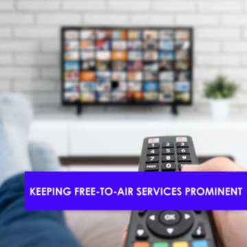Keeping free-to-air services prominent