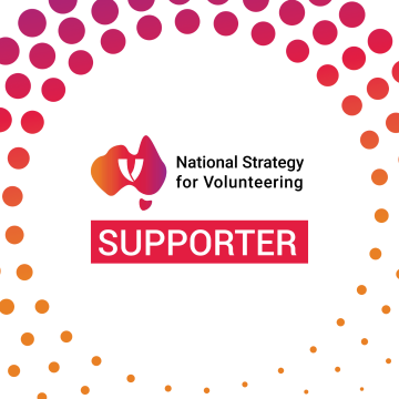 National Strategy for Volunteering Badge